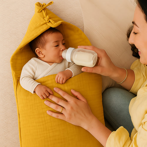 Organic Cotton Baby Nest – Honey