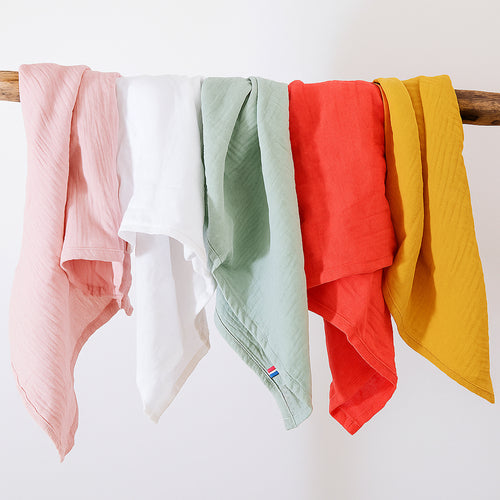 Organic Cotton Muslin Set – Strawberry