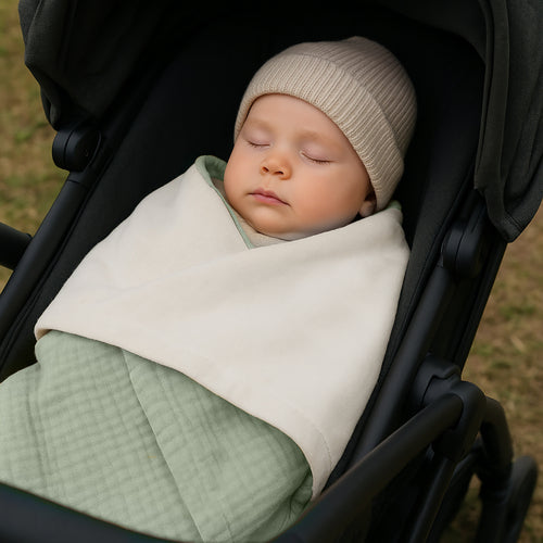 Organic Cotton Blanket – Sage Green