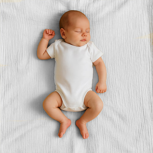 Organic Cotton Maxi Swaddle – White