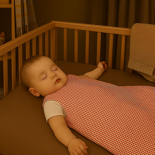 Organic Cotton Winter Sleeping Bag - Vichy