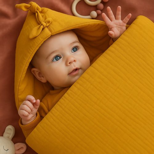 Organic Cotton Baby Nest – Honey