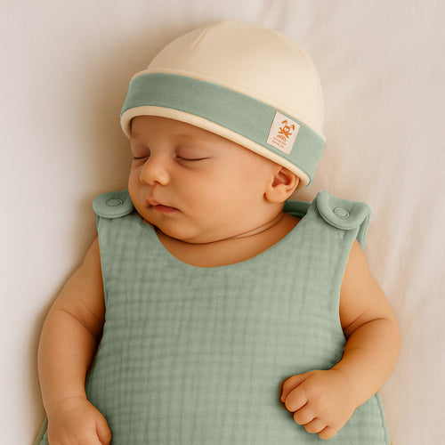 Organic Cotton Welcome Hat – Sage Green