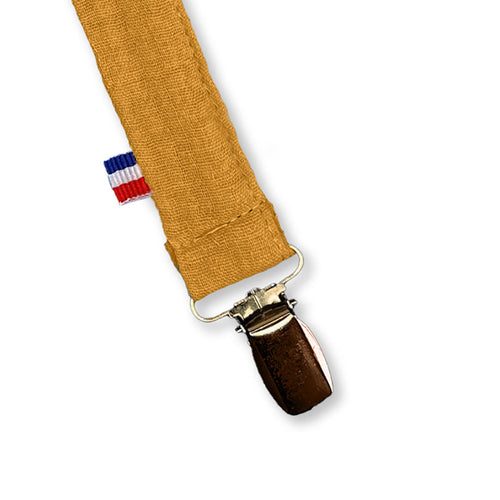 Organic Cotton Pacifier Clip – Honey