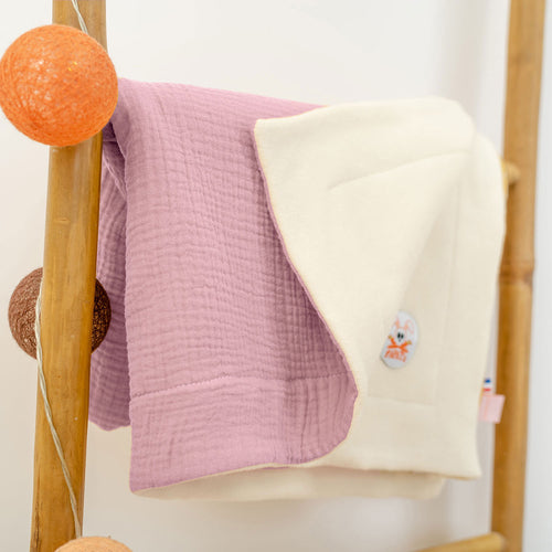 Organic Cotton Blanket – Rose