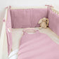 Organic Cotton Crib Bumper – Rose