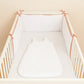 Organic Cotton Crib Bumper – White