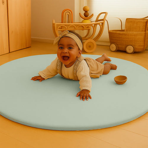 Organic Cotton Play Mat – Sage Green