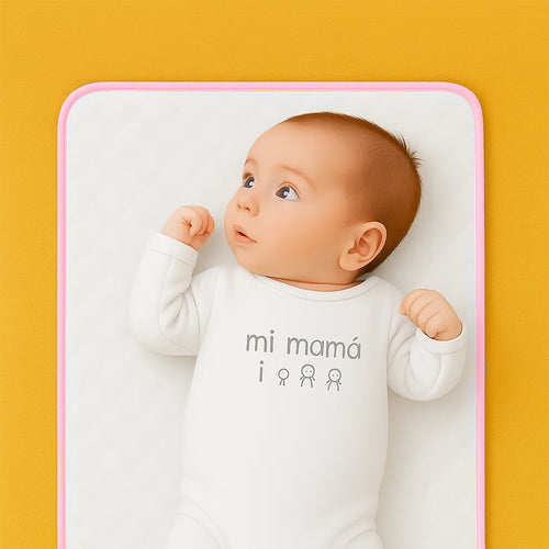 Organic Cotton Changing Mat – Rose