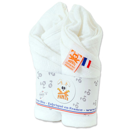 Organic Cotton Muslin Set – White