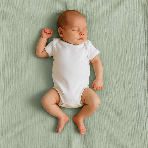 Organic Cotton Maxi Swaddle – Sage Green