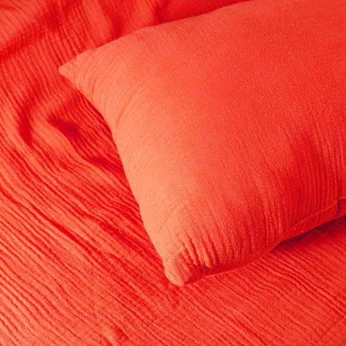 Organic Cotton Decorative Pillow – Strawberry