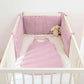 Organic Cotton Crib Bumper – Rose