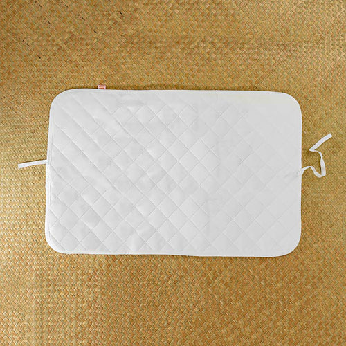 Organic Cotton Changing Mat – White