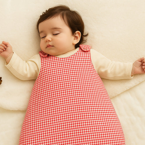 Organic Cotton Winter Sleeping Bag - Vichy