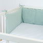 Organic Cotton Crib Bumper – Sage Green