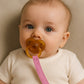 Organic Cotton Pacifier Clip – Rose