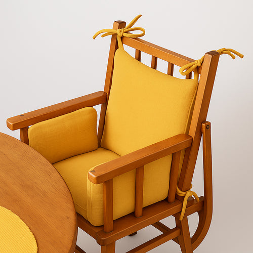 Organic Cotton High Chair Cushion – Honey