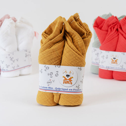Organic Cotton Muslin Set – Honey
