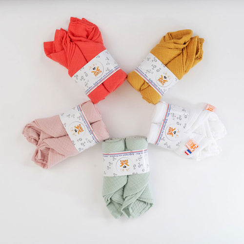 Organic Cotton Muslin Set – Honey