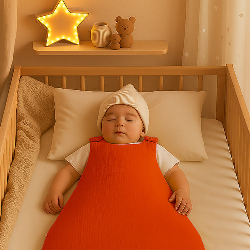 Organic Cotton Winter Sleeping Bag – Strawberry