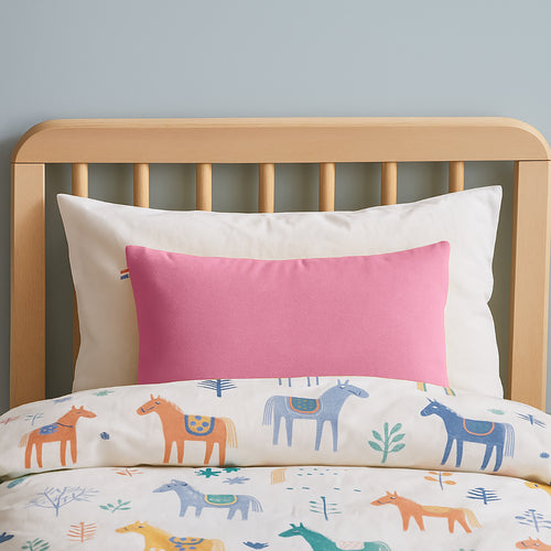 Organic Cotton Decorative Pillow – Rose