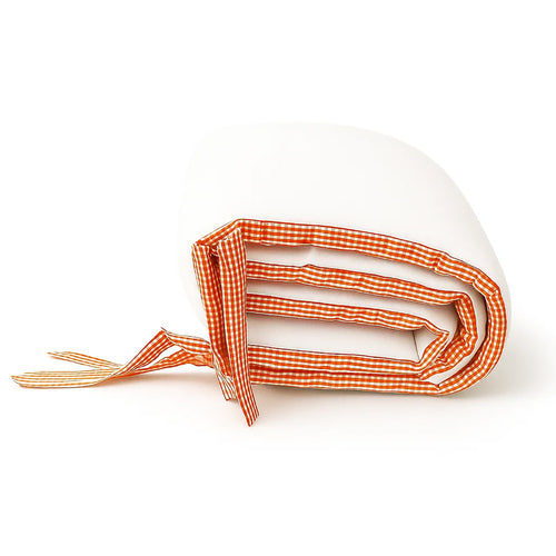 Organic Cotton Crib Bumper – White