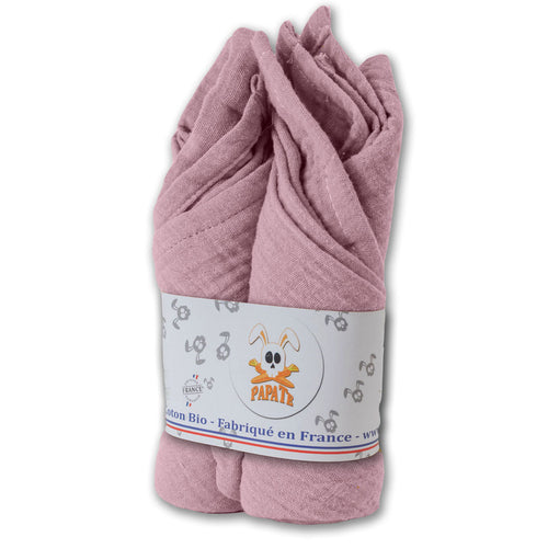 Organic Cotton Muslin Set – Rose