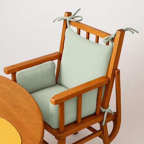 Organic Cotton High Chair Cushion – Sage Green