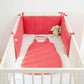 Organic Cotton Crib Bumper – Strawberry
