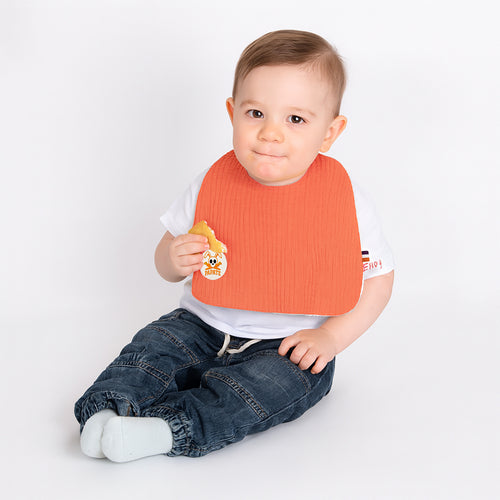 Organic Cotton Baby Bib – Strawberry