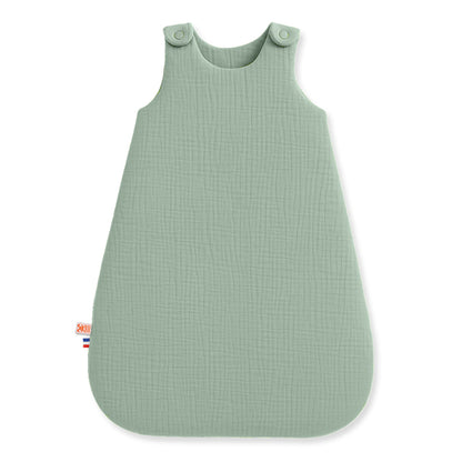 Organic Cotton Winter Sleeping Bag – Sage Green