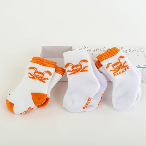 Organic Cotton Newborn Socks – Set of 3