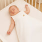 Organic Cotton Mid-Season Sleeping Bag – White & Vichy