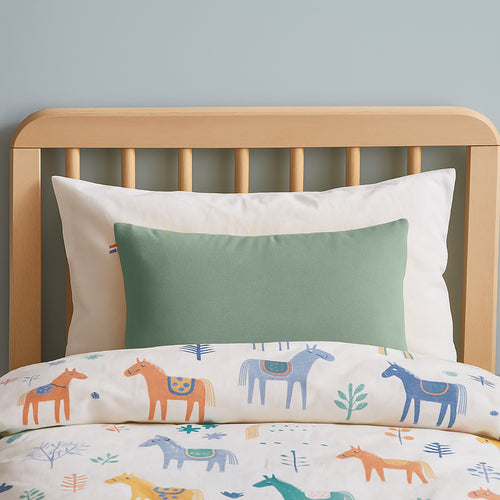 Organic Cotton Decorative Pillow – Sage Green