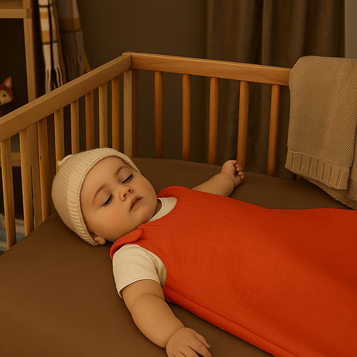 Organic Cotton Winter Sleeping Bag – Strawberry