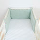 Organic Cotton Crib Bumper – Sage Green