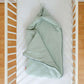 Organic Cotton Baby Nest – Sage Green