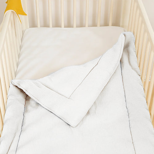 Organic Cotton Quilt – White