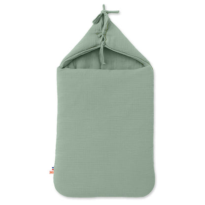 Organic Cotton Baby Nest – Sage Green